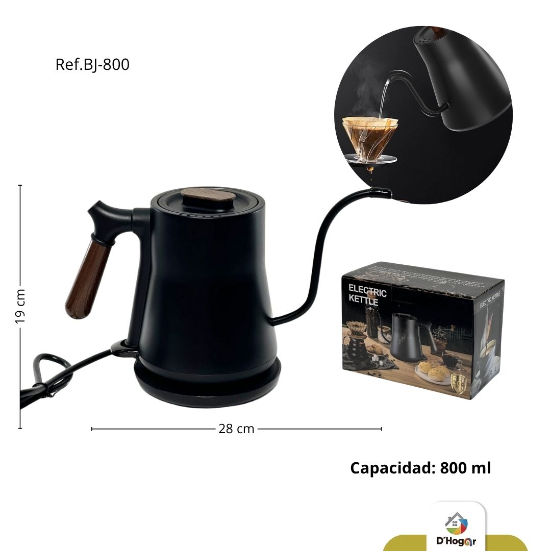 TETERA ELECTRICA CAPACIDAD 800ML 110 VOLTIOS REF BJ-800