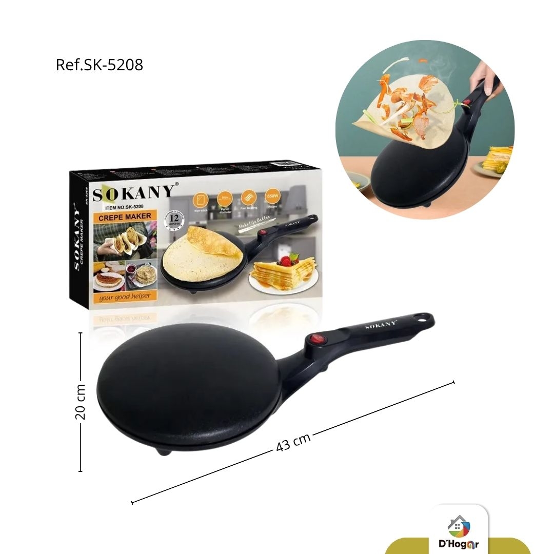 CREPERA-WAFERA, ELECTRICA ,  SOKANY 110 VOLTIOS REF SK-5208 