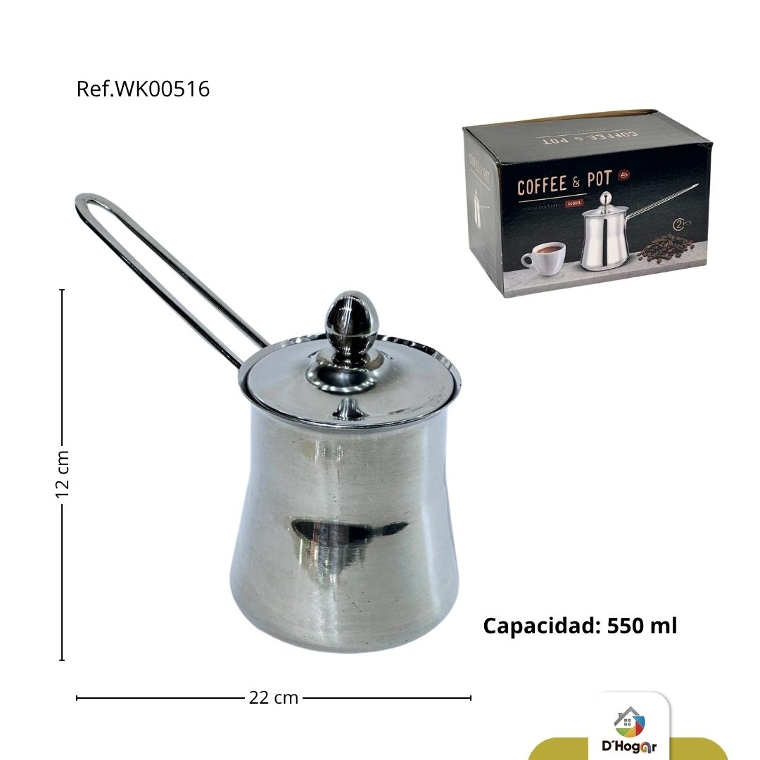 JARRA TURCA 550 ML ACERO 201 REF WK00516