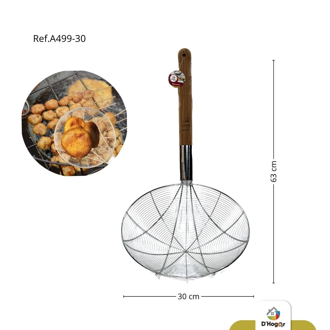 ESCURRIDOR CON MANGO MADERA 30 CMS REF A499-30