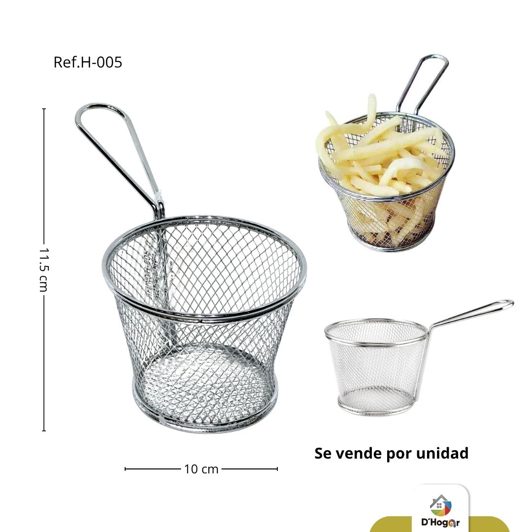 CANASTA MULTIUSOS REDONDA   EN HIERRO REF H-005 