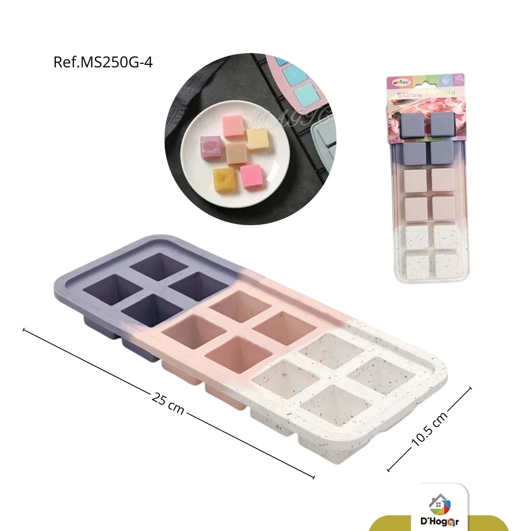 MOLDE REPOSTERIA 100% SILICONA  ,  250° REF MS250G-3