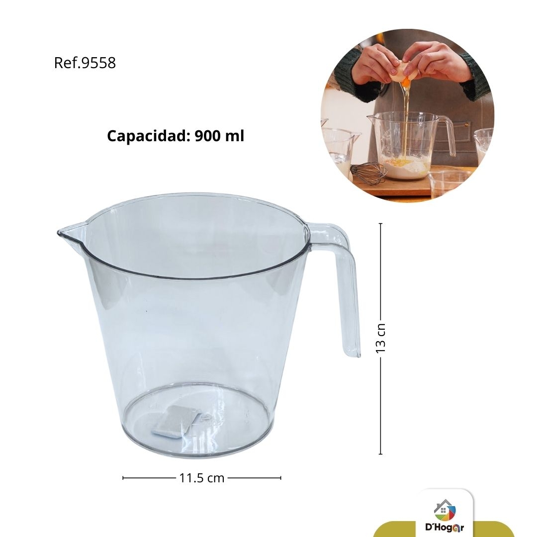 JARRA ACRILICA ,900 ML REF 9558