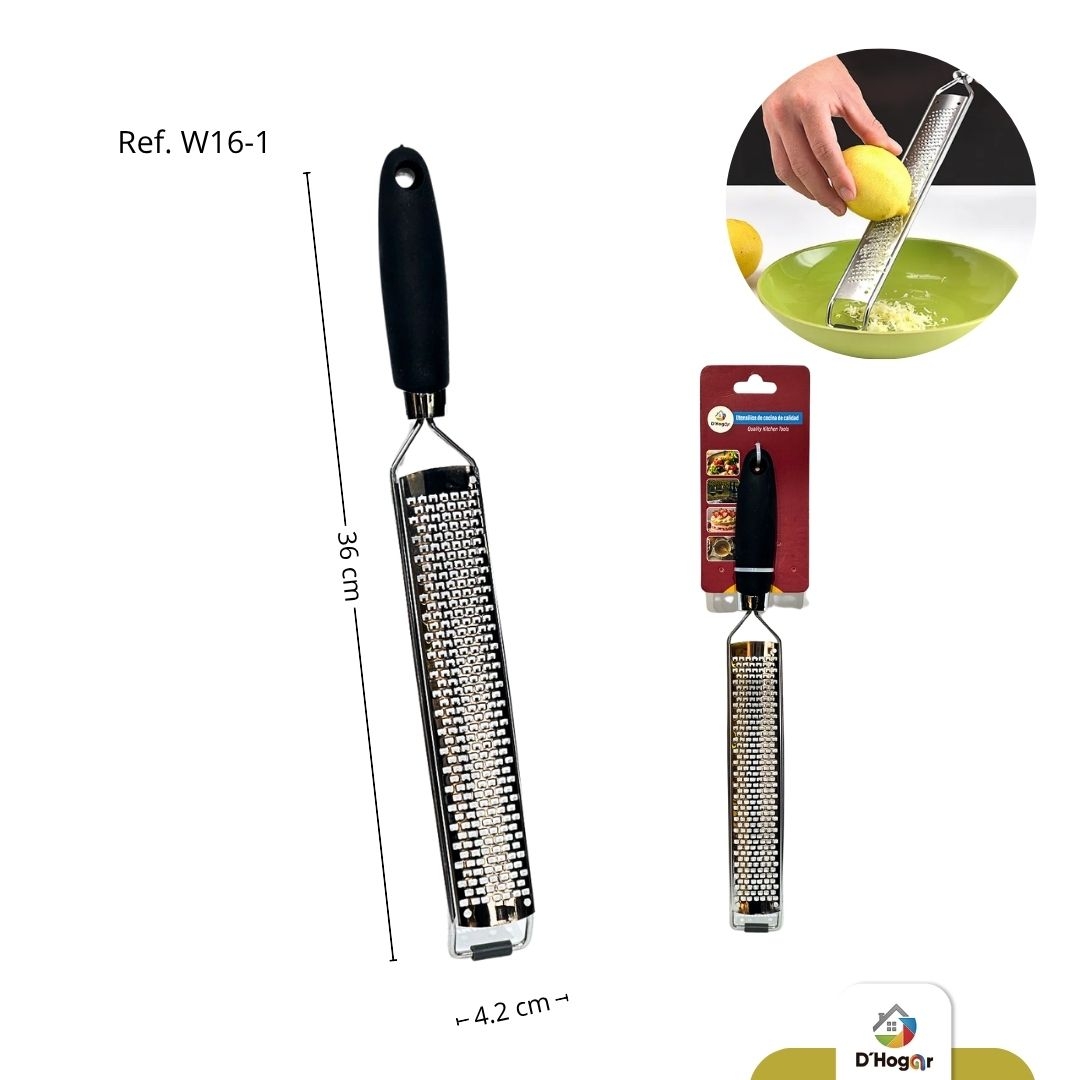 RALLADOR DE ALIMENTOS PLANO ACERO  410  REF W16-1