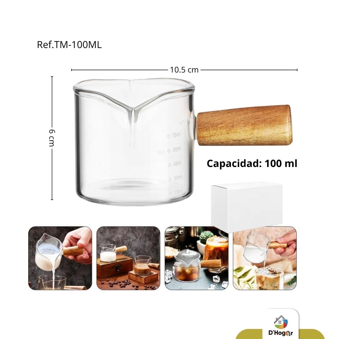JARRA MEDIDORA BOROSILICATO 100ML M/MAD REF TM-100ML