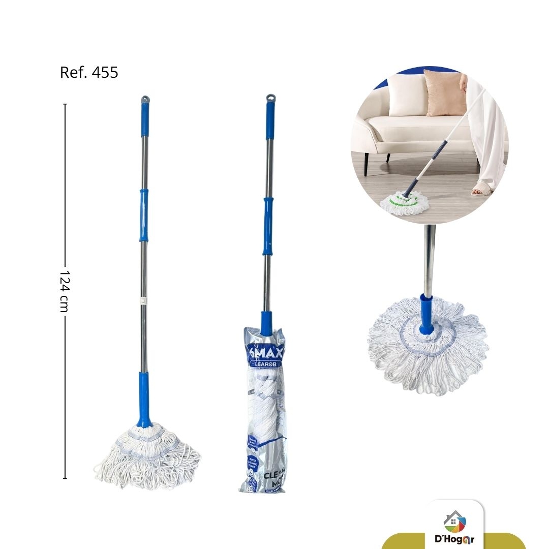 TRAPERO MICROFIBRA, ACERO INOXIDABLE REF 455