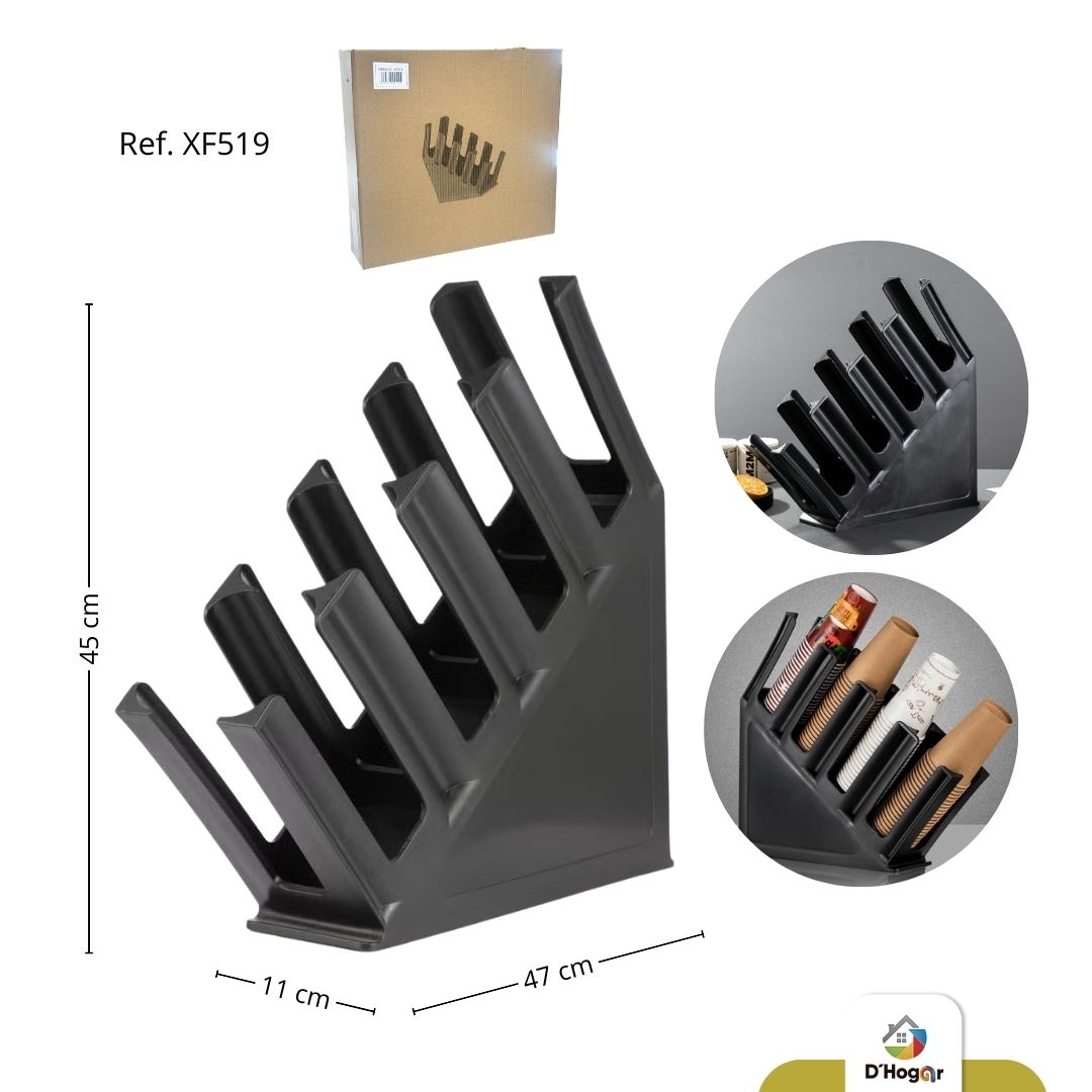 ORGANIZADOR DE VASOS  PLASTICO  REF XF519