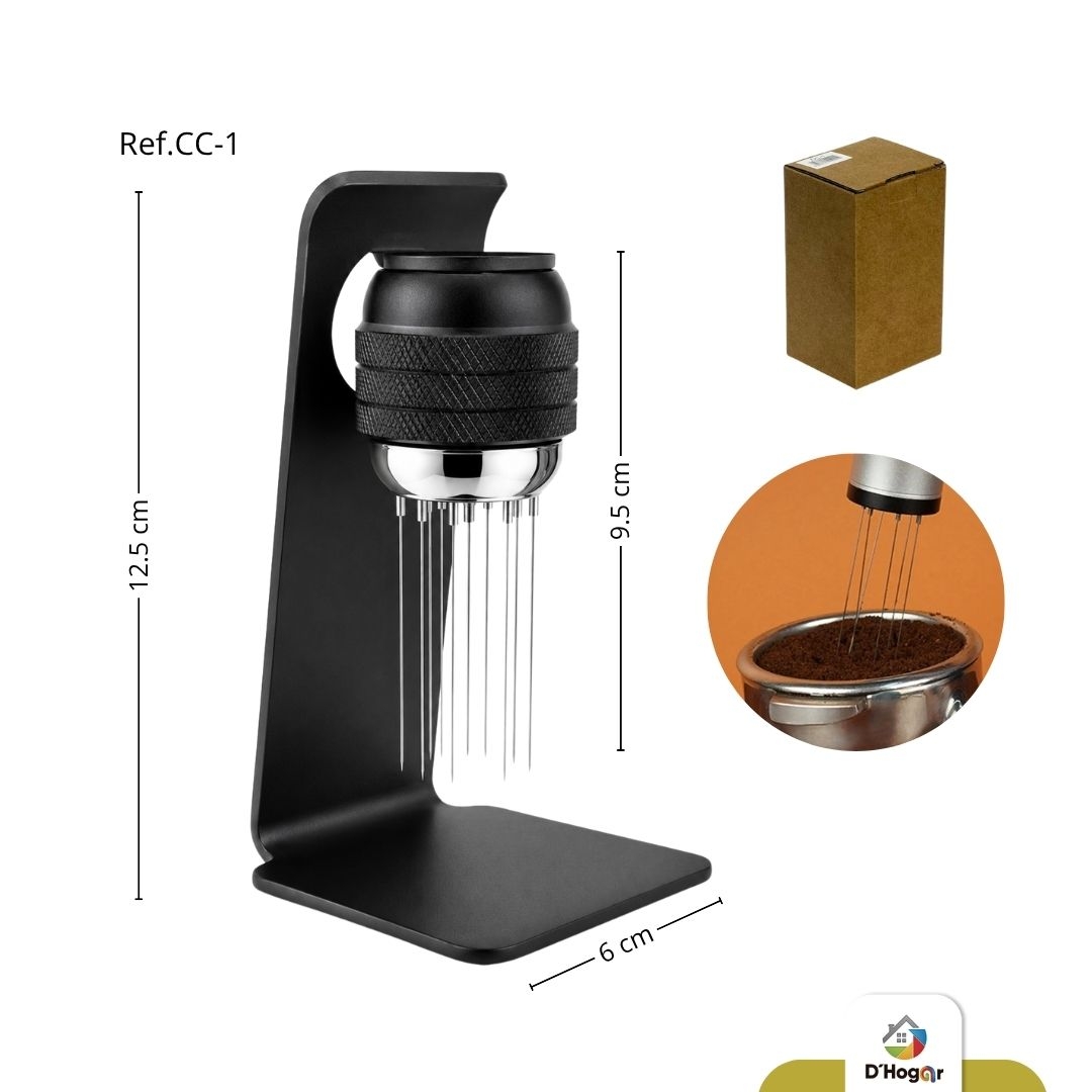 TAMPER AGITADOR, MEZCLADOR DE CAFÉ CON BASE REF CC-1