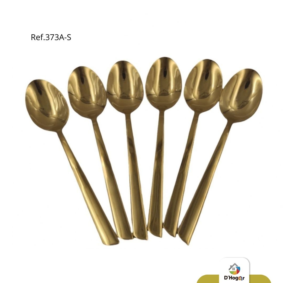 CUCHARA DORADO X6 REF 373A-S