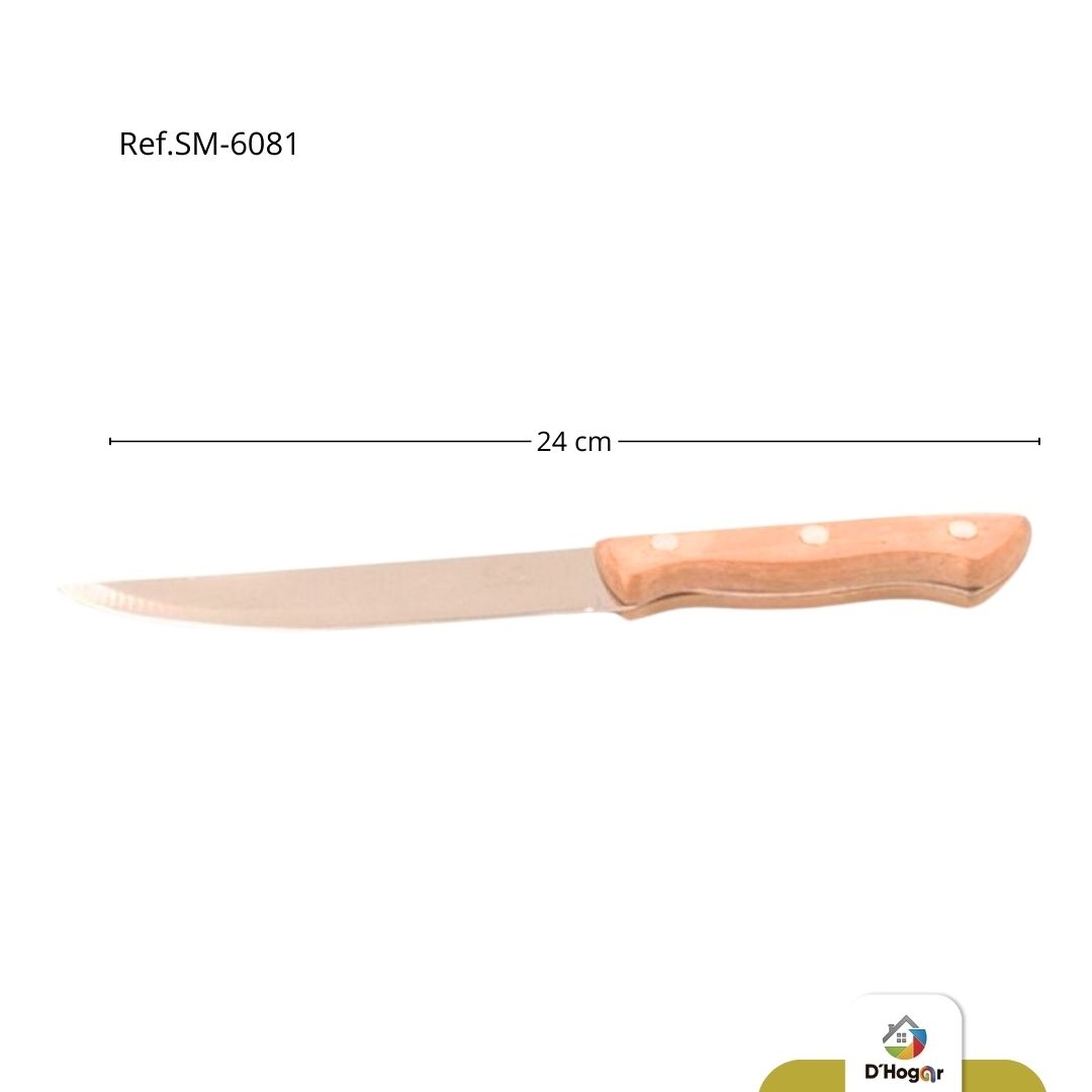 CUCHILLO M/MADERA MED REF SM-6081 IMP