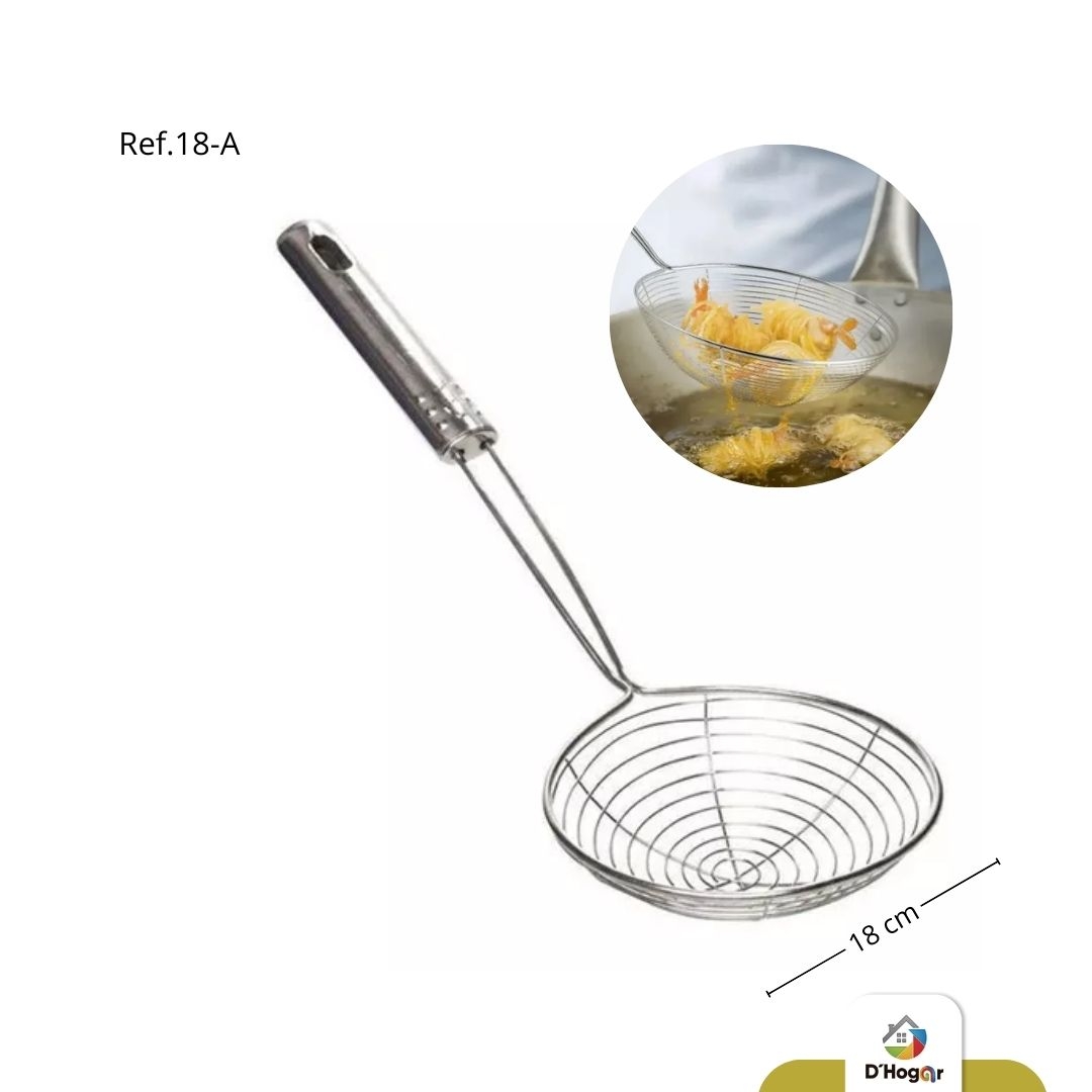 ESCURRIDOR DE FRITOS 18 CM REF ES-18-A IMP