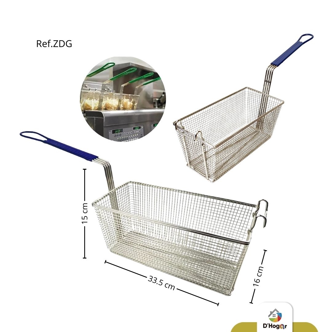ESCURRIDOR DE FRITOS IND RECT REF ZDG ACERO INOX 201IMP