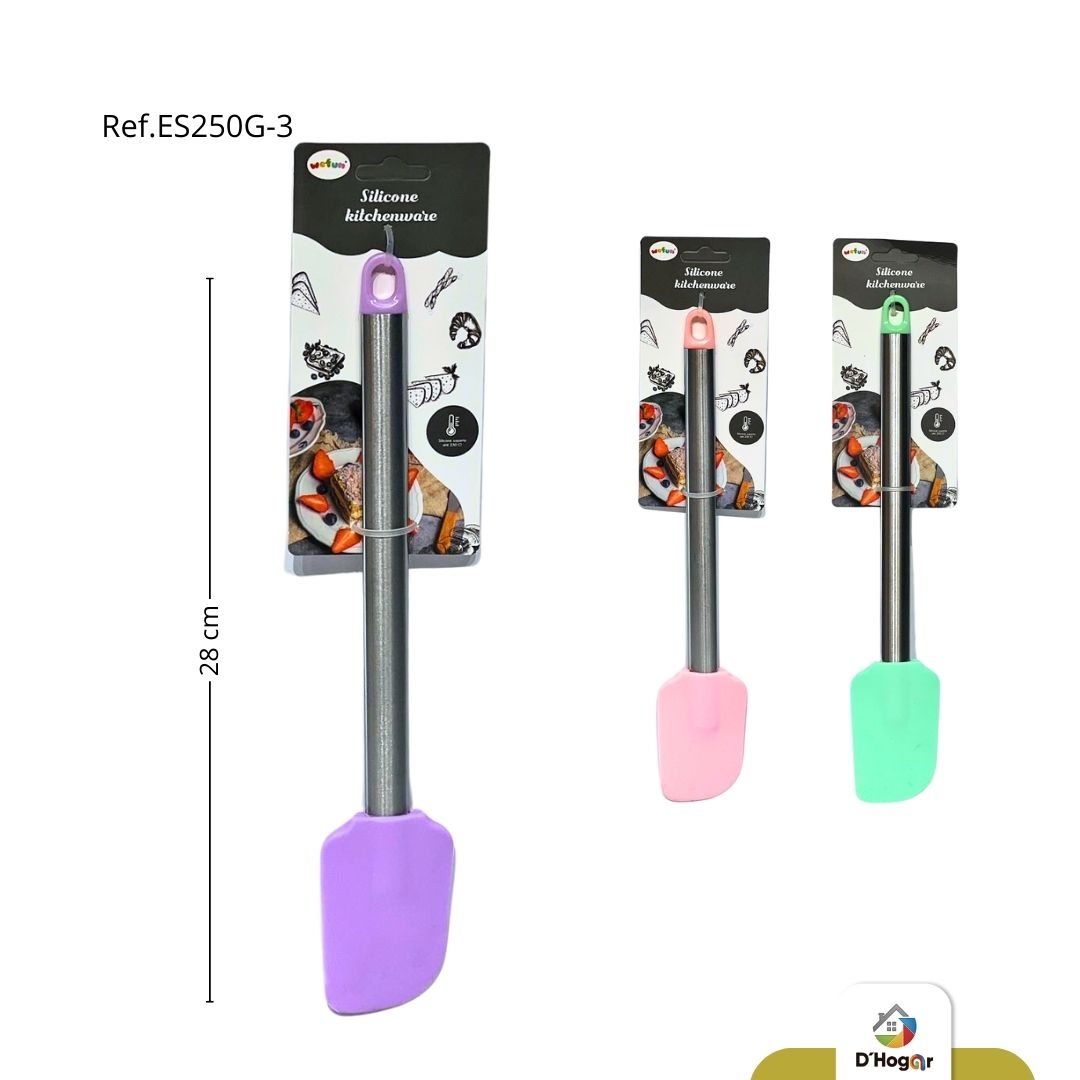 ESPATULA SILICONA M/METALICO REPOSTERIA REF ES250G-3 /G208