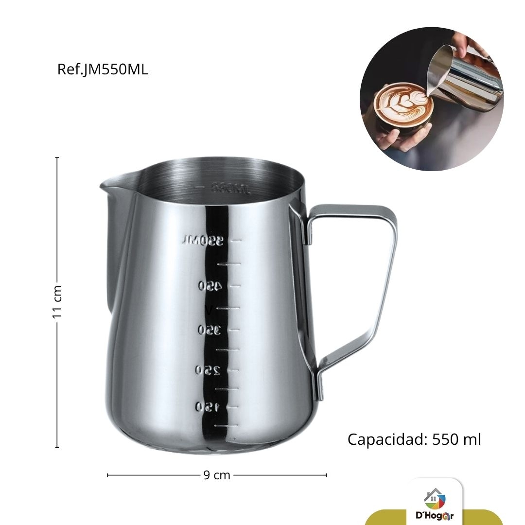 JARRA 550ML MET BATIR LECHE REF JM550ML