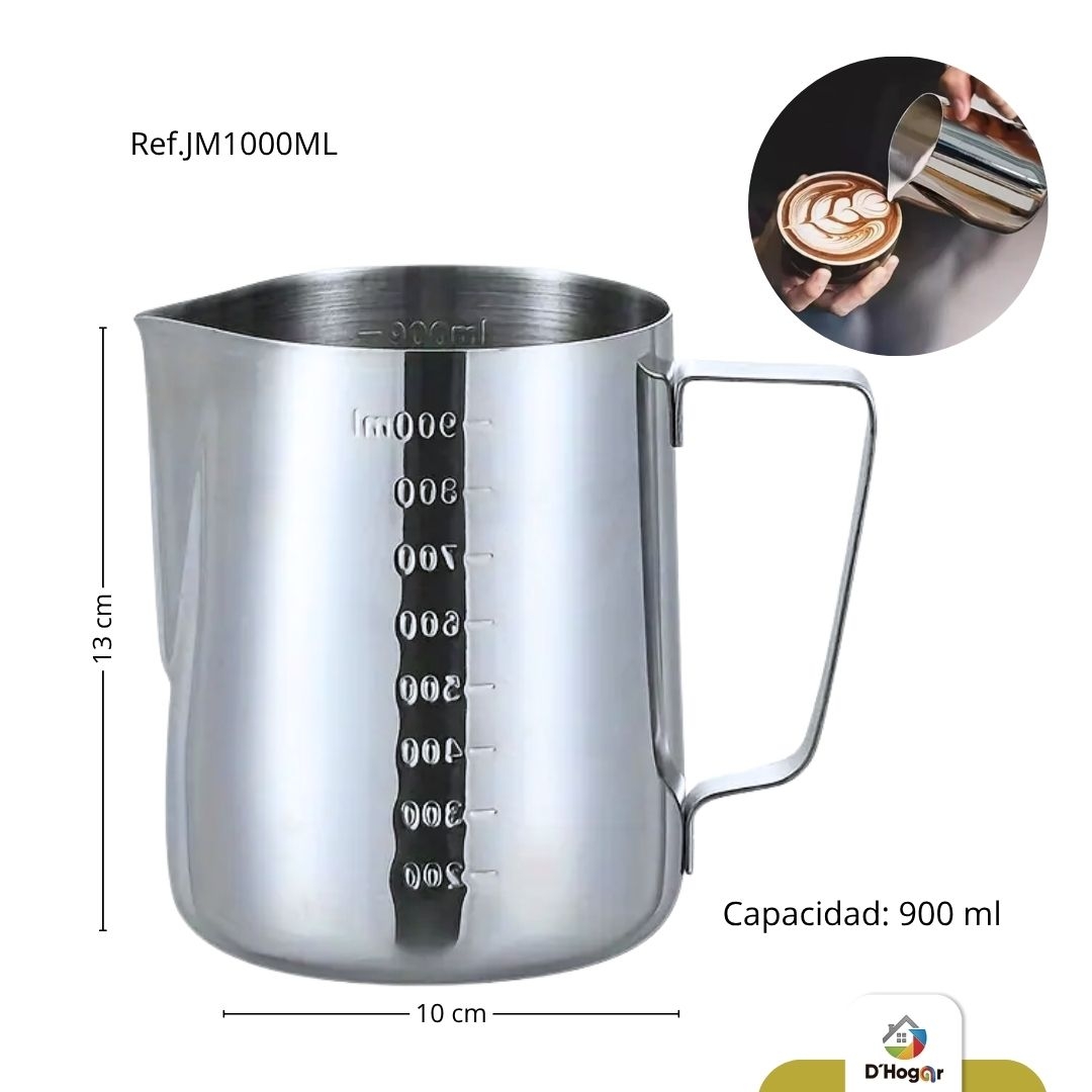 JARRA CREMERA PARA CAFE  900ML REF JM1000ML