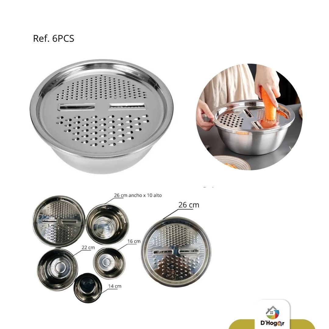 BOWL C/RALLADOR X5  REF 6PCS 