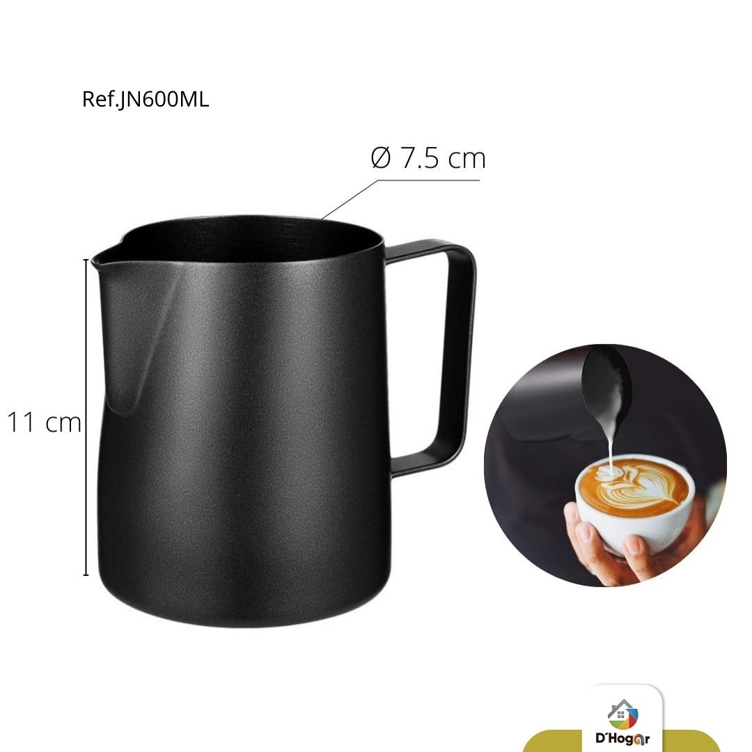 JARRA METALICA NEGRA 600ML REF JN600ML