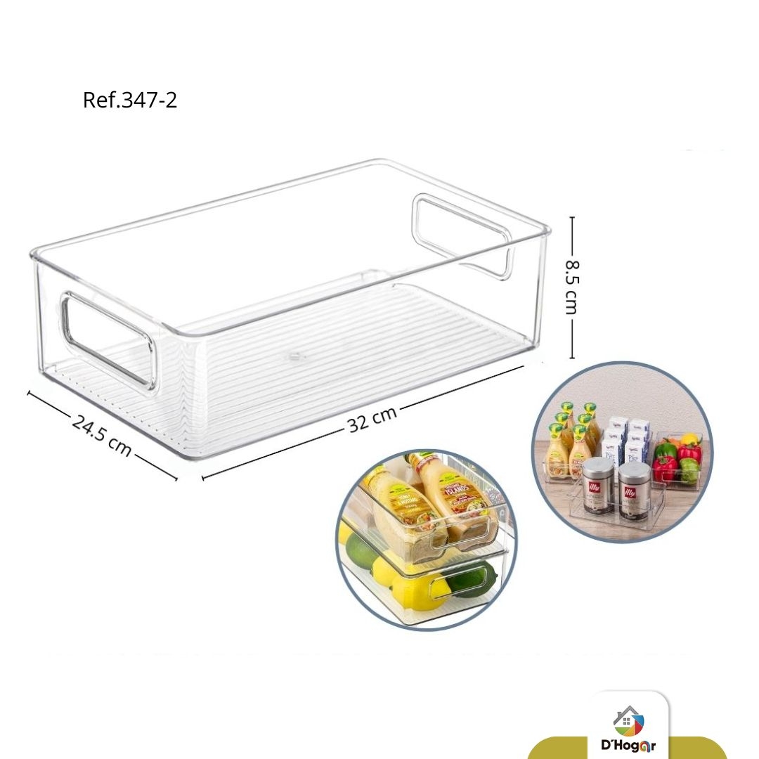 ORGANIZADOR  ACRILICO MULTIUSOS   32.5X24.5X8.5  REF 347-2