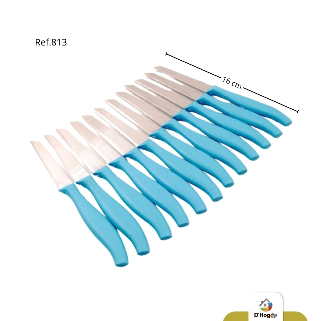 SET 12 PCS CUCHILLOS PEQUEÑO 813 IMP