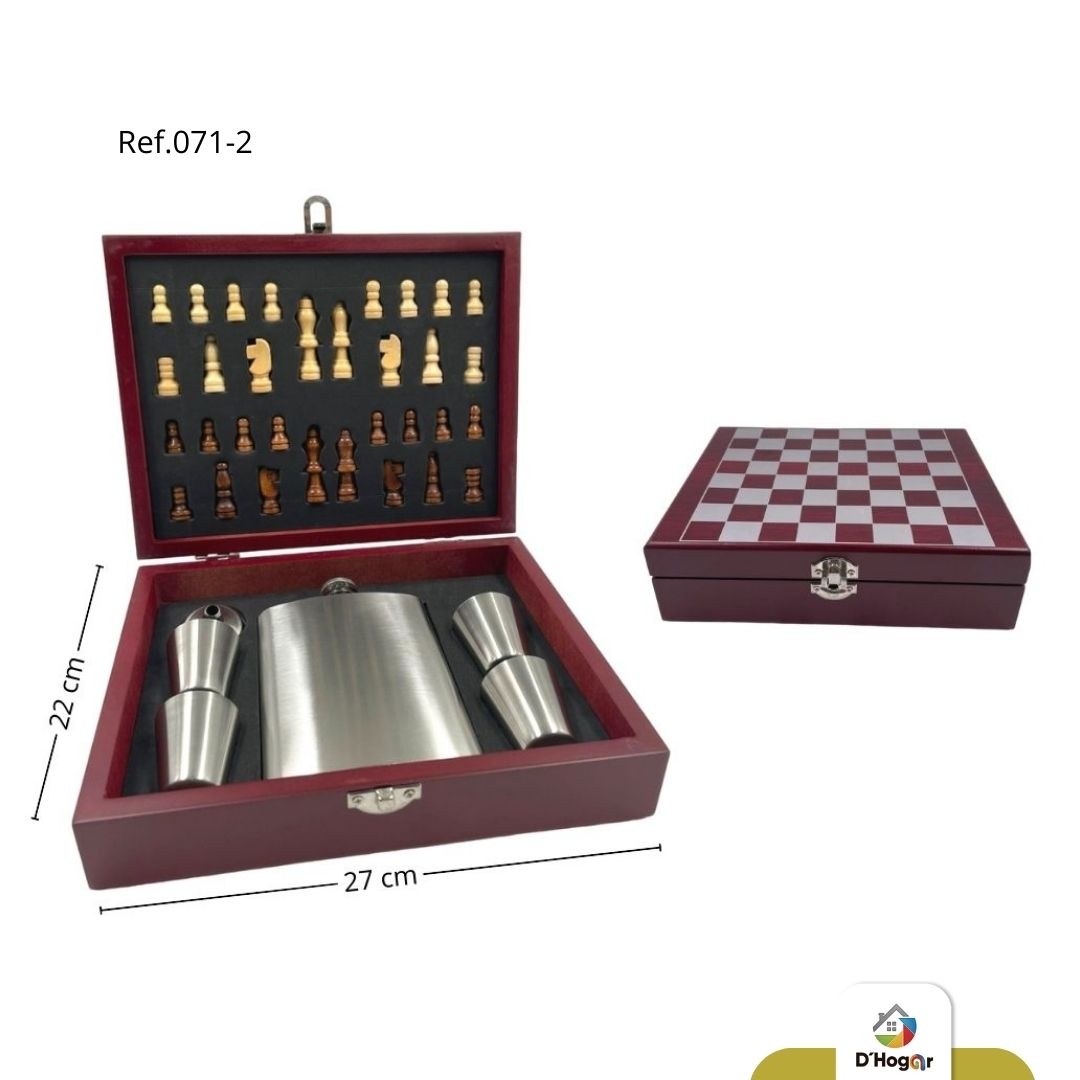 KIT AJEDREZ JGO LICOR REF 071-2