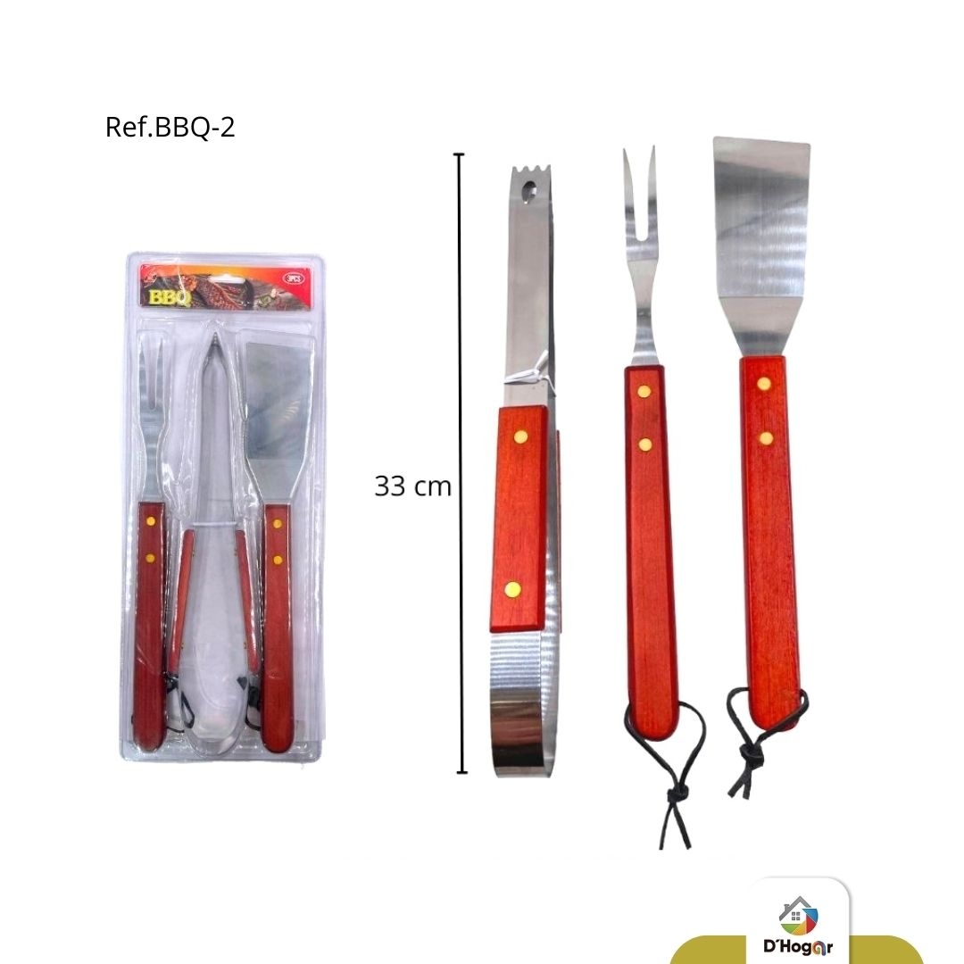 KIT DE BBQ X3 PCS REF BBQ-2