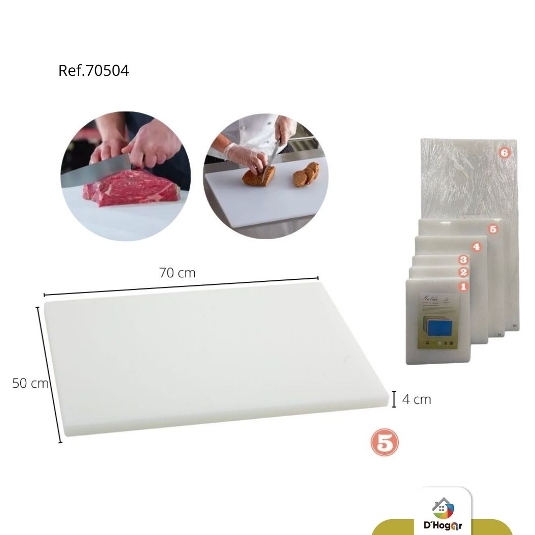 TABLA PARA PICAR ACRILICA  70*50*4CM REF 70504