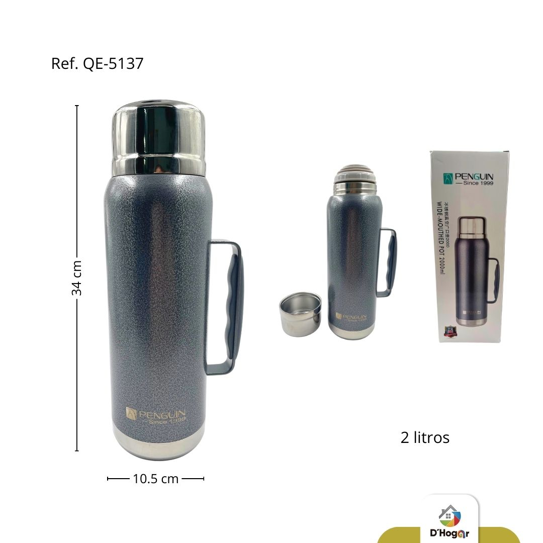TERMO 2 LITROS COLORES SURTIDOS REF QE-5137