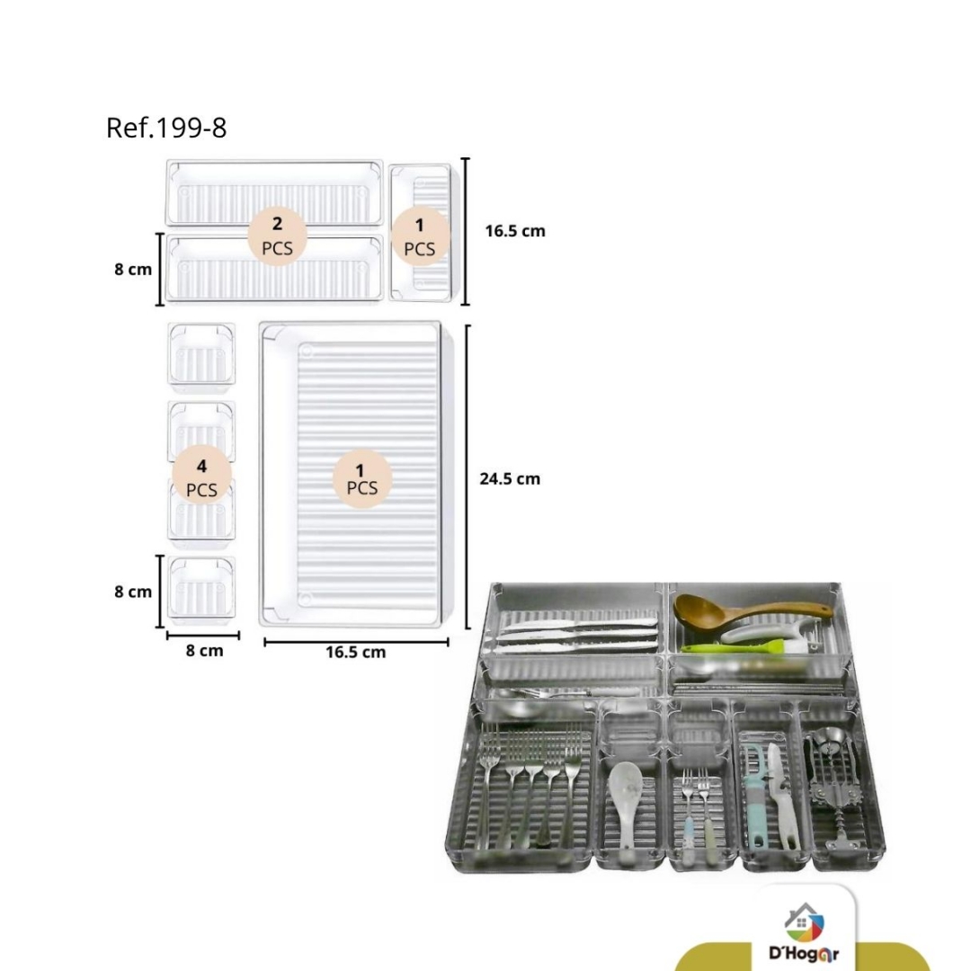 CAJA ORGANIZADORA PARA CUBIERTOS REF199-8