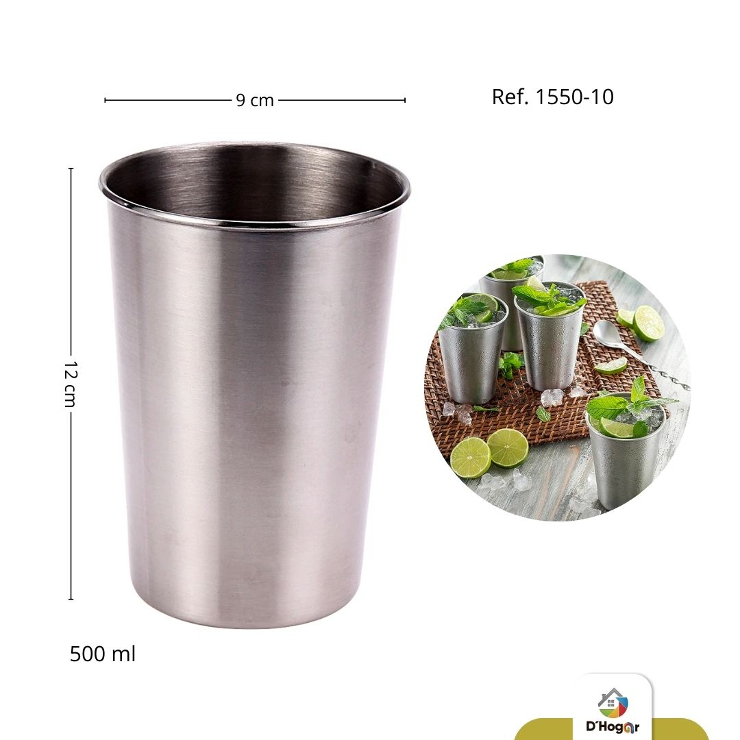 VASO METALICO 500 ML REF 1550-10