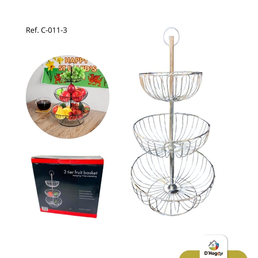 CANASTA PARA VERDURAS RED 3 NIV 30X60CMREF C-011-3