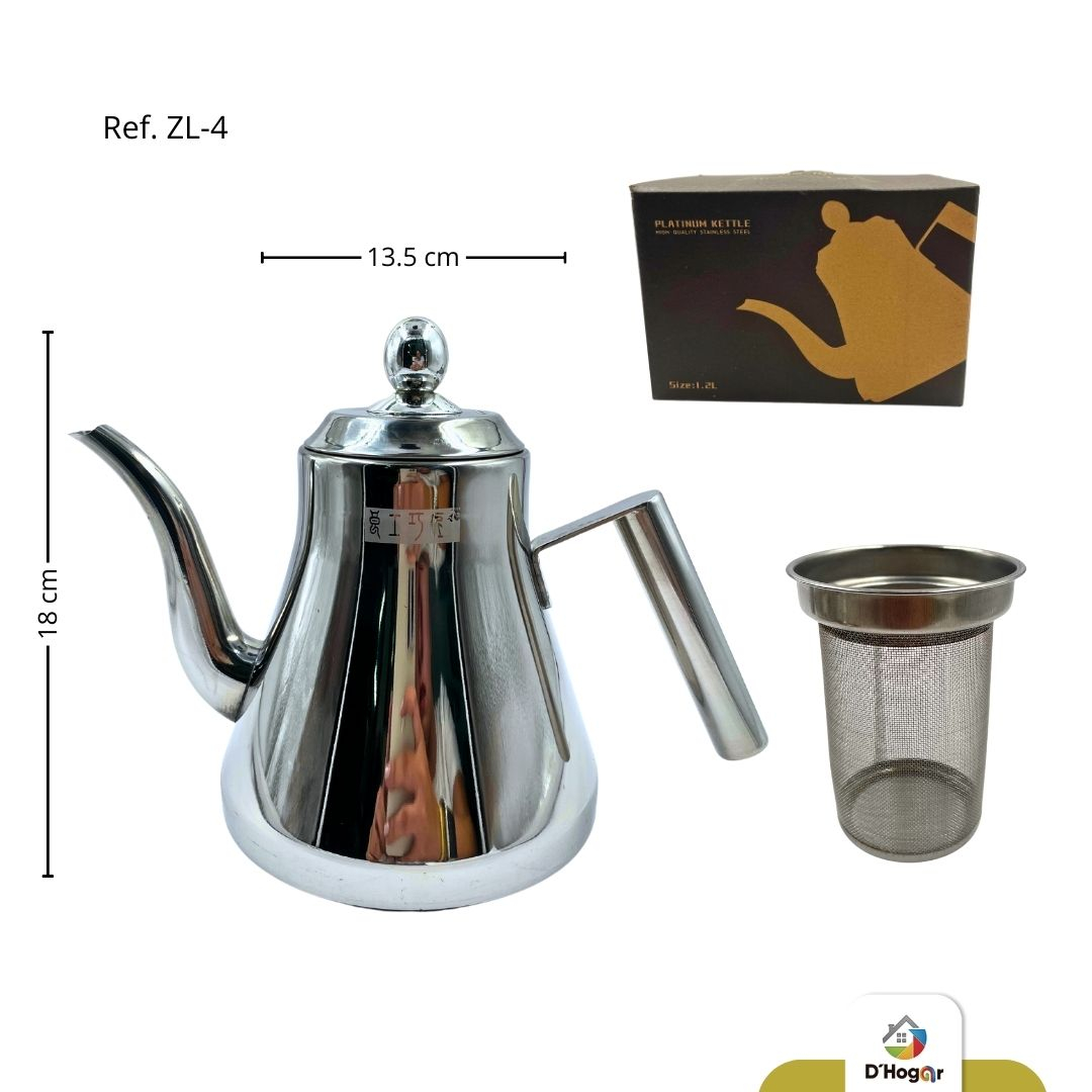 TETERA MET 1.2 L ACERO REF ZL-4