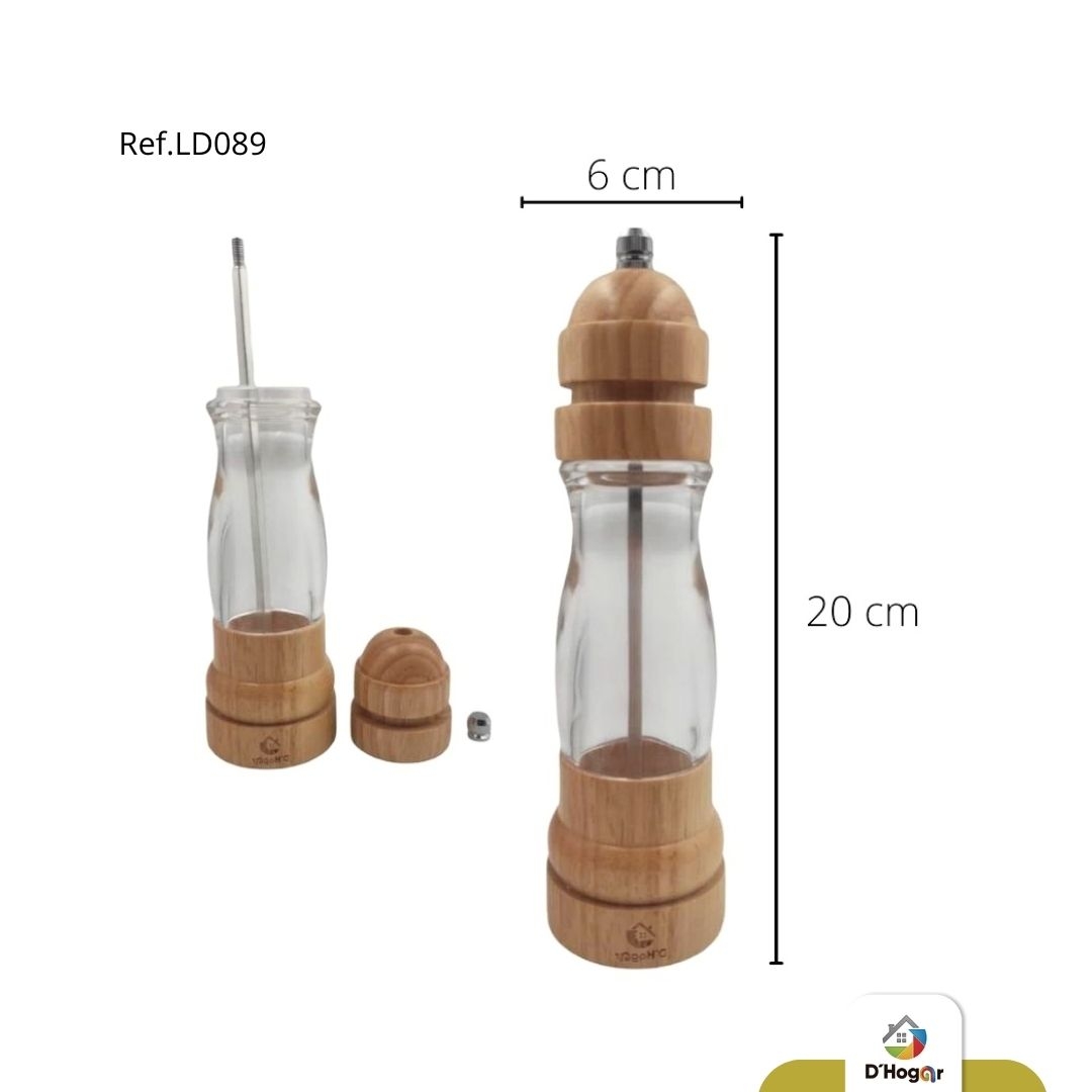 PIMENTERO SALERO DE MADERA REF LD089