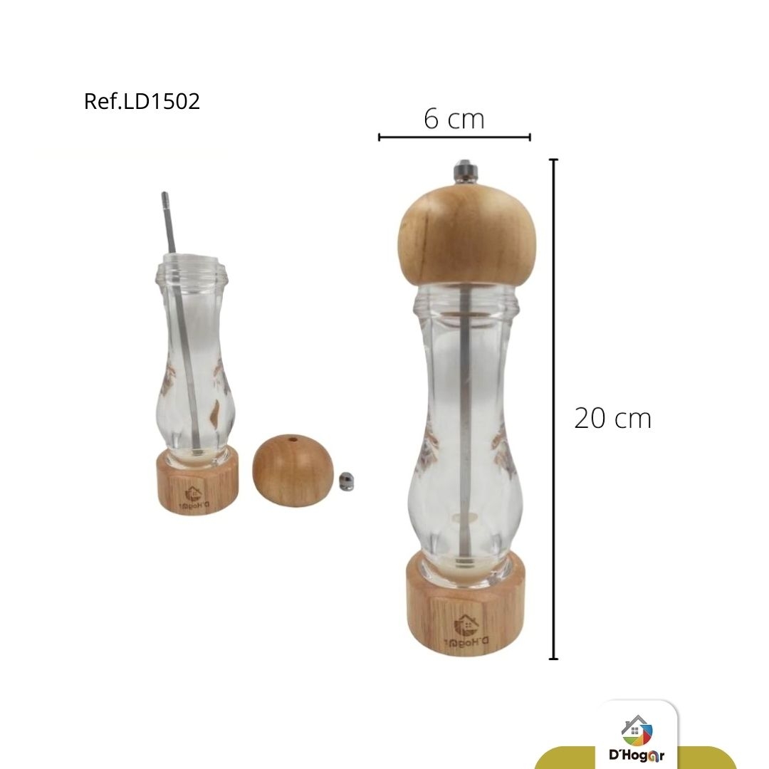 PIMENTERO SALERO MADERA REF LD1502