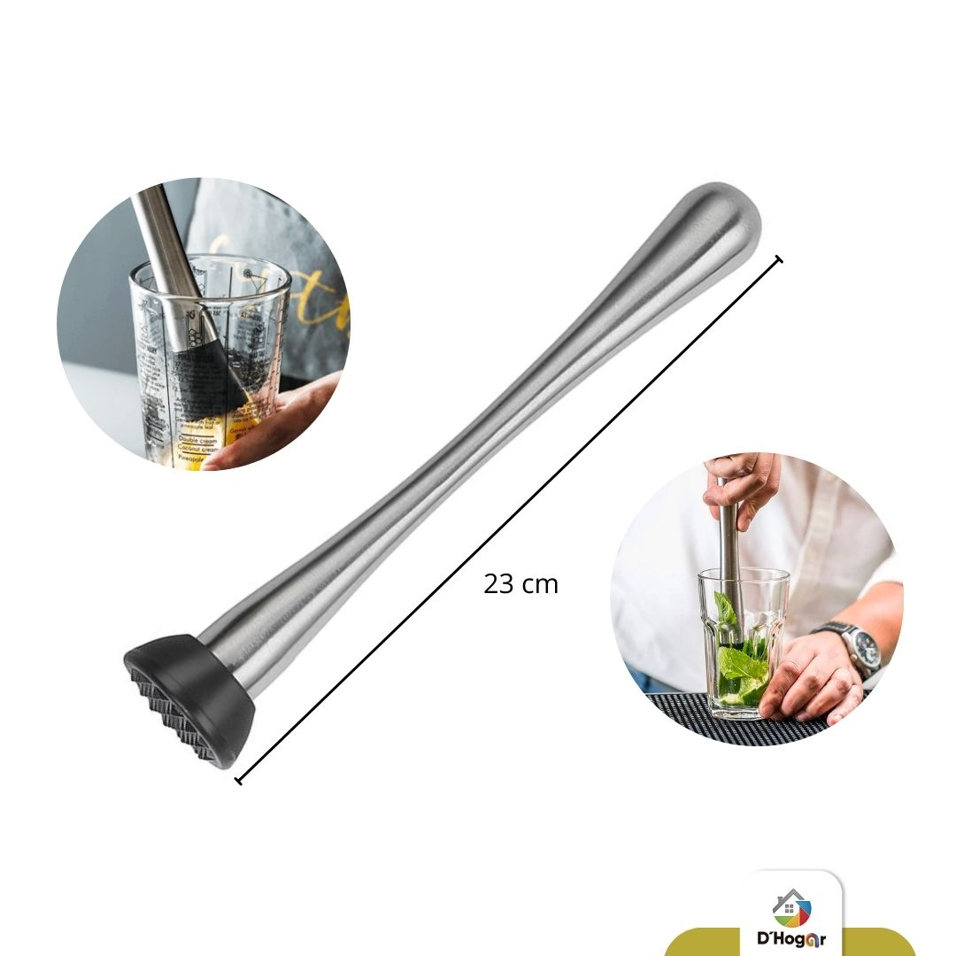 MACERADOR,MACHACADOR COCTELERO 23CM REF MLL01