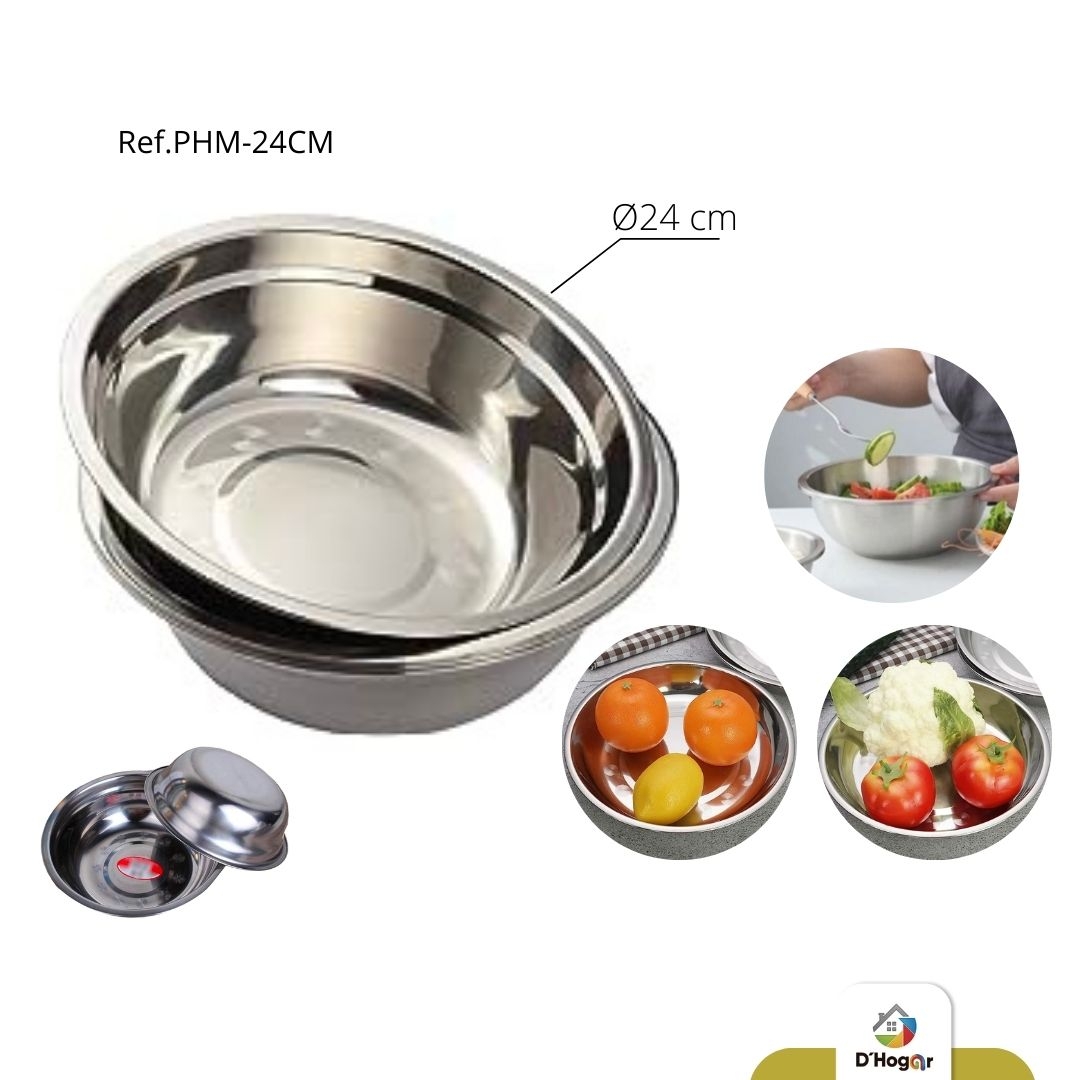CHOCHA - PLATO METALICA PHM-24CM IMP