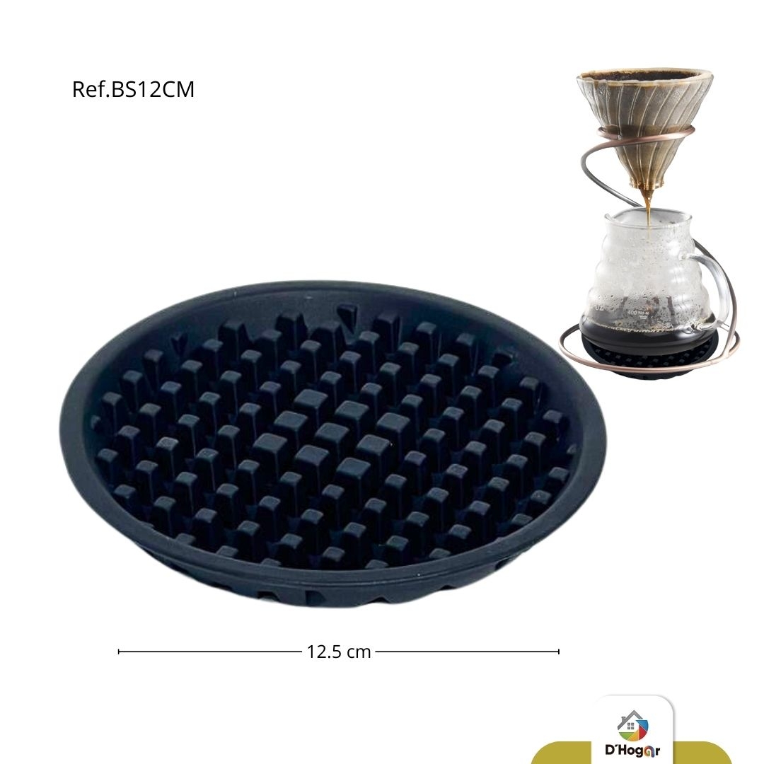 TAPETE RDO DE SILICONA PARA FILTRADO DE CAFE REF BS12CM