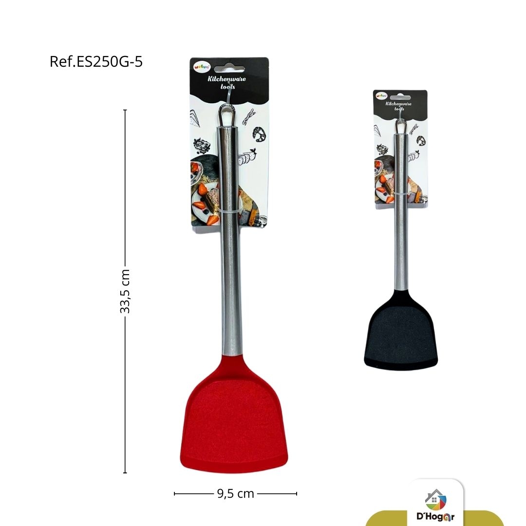 ESPATULA SILICONA REPOSTERIA M/ MET 33CM  REF BS250G-5