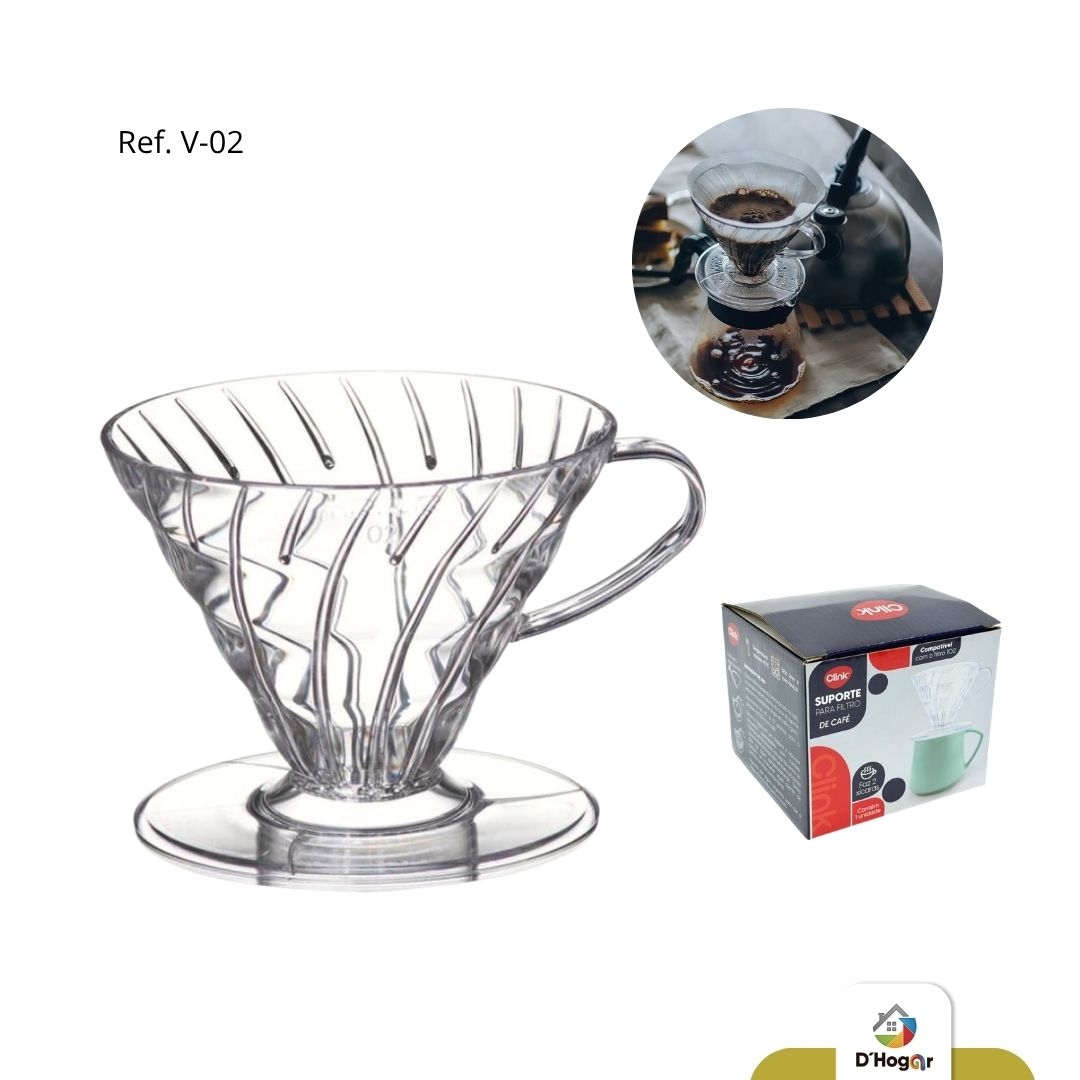 FILTRO PARA CAFÉ ACRILICO V60 2-4 TAZAS REF V-02