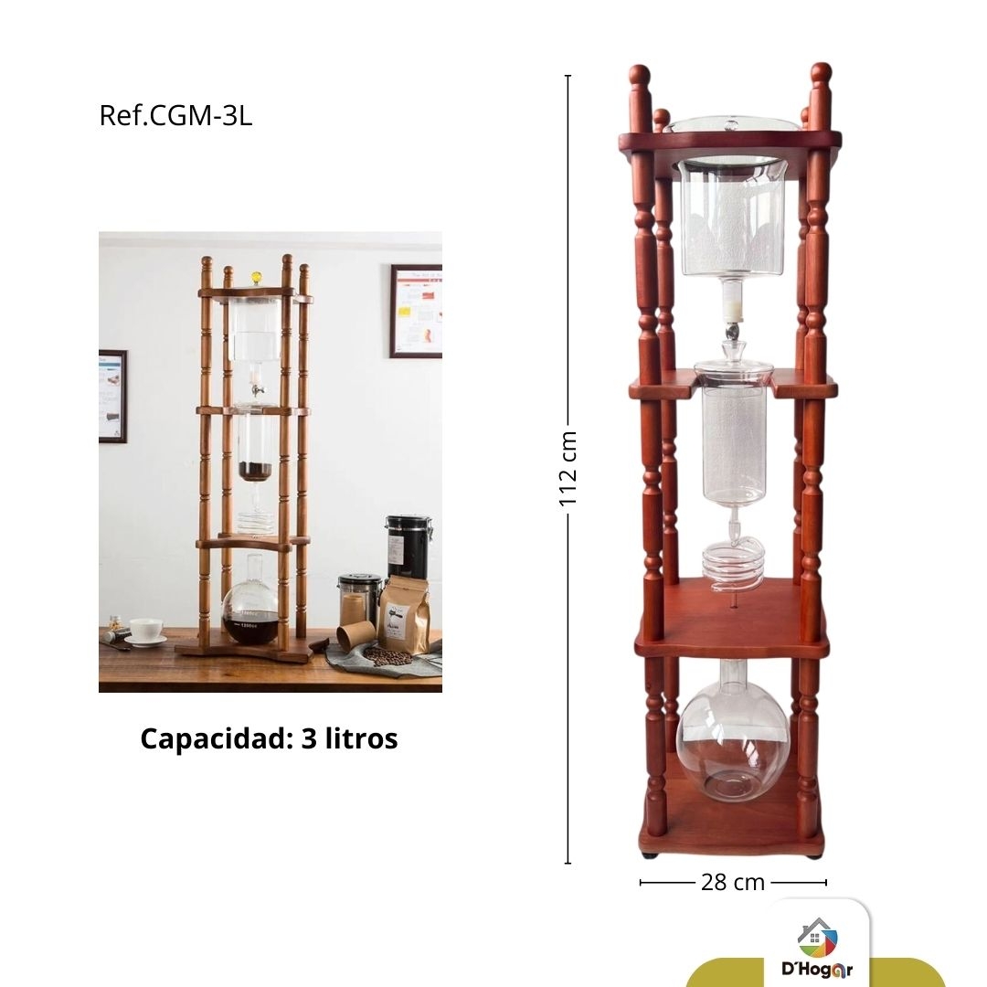 CAFETERA GOTEO PARA CAFE FRIO  KYOTO PREMIUM 3 LITROS REF  CGM-3L
