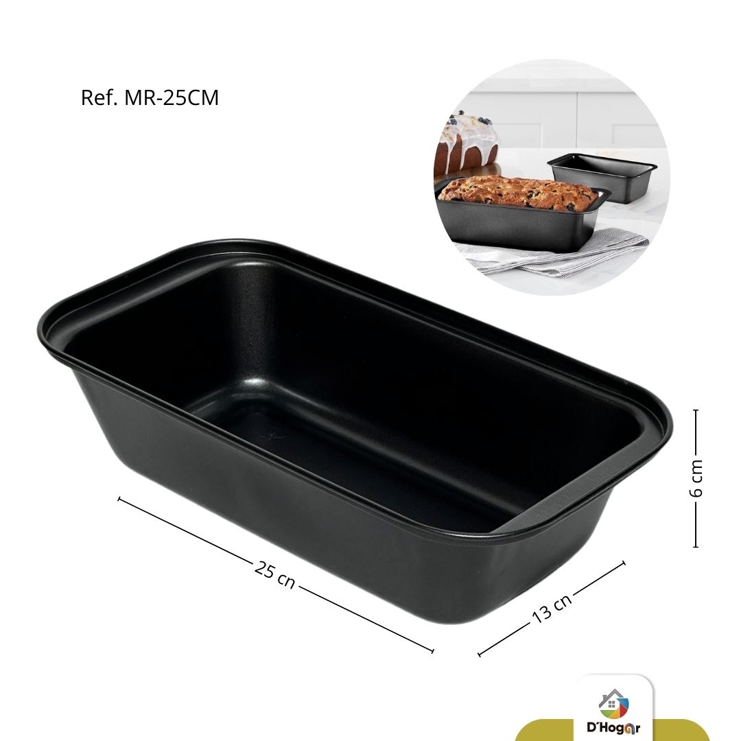 MOLDE PARA TORTA RECTANGULAR REPOSTERIA  ,HIERRO 25 CMS REF MR-25CM 
