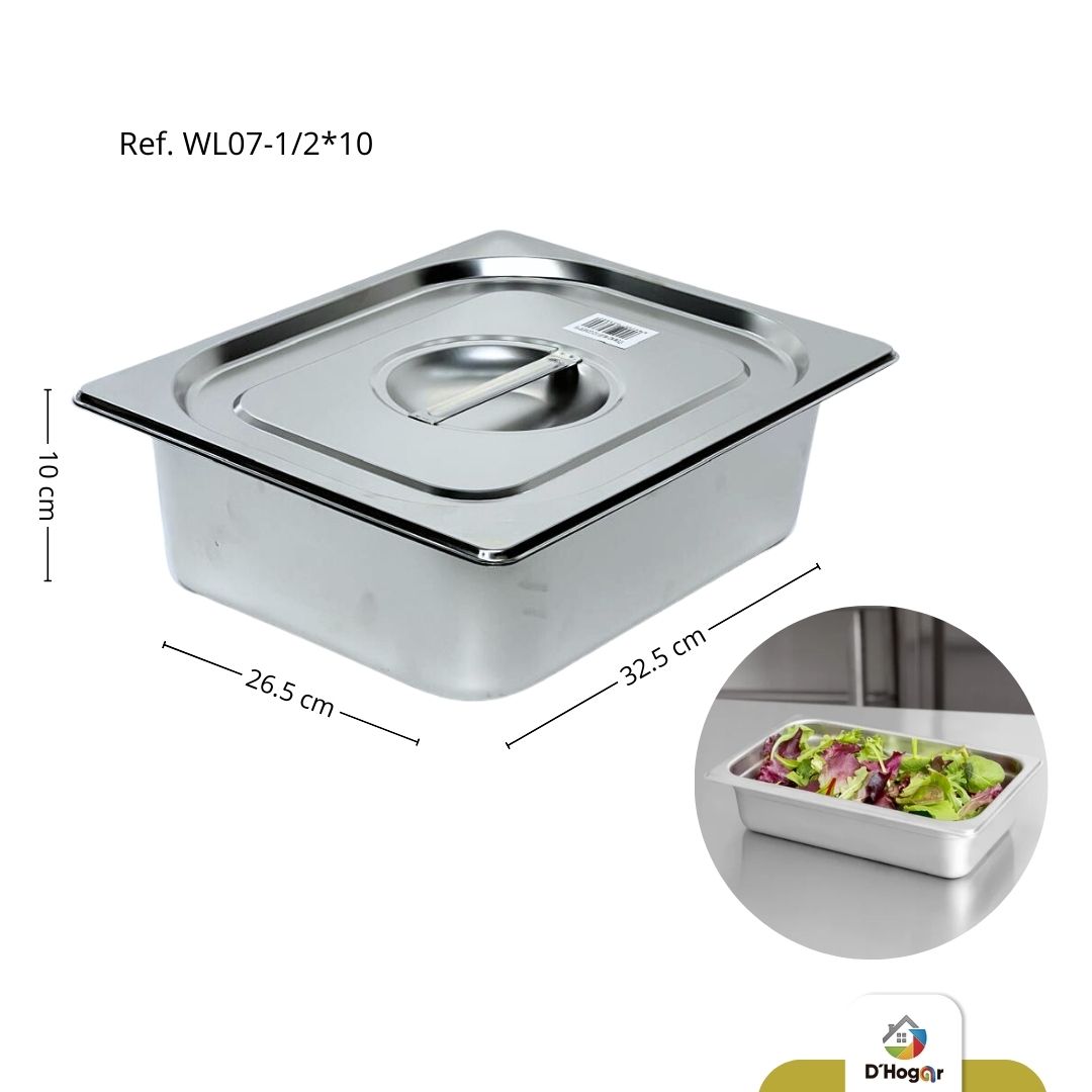 AZAFATA C/T  32.5X26.5X10CM, 1/2, GROSOR: 0.7 REF WL07-1/2*10