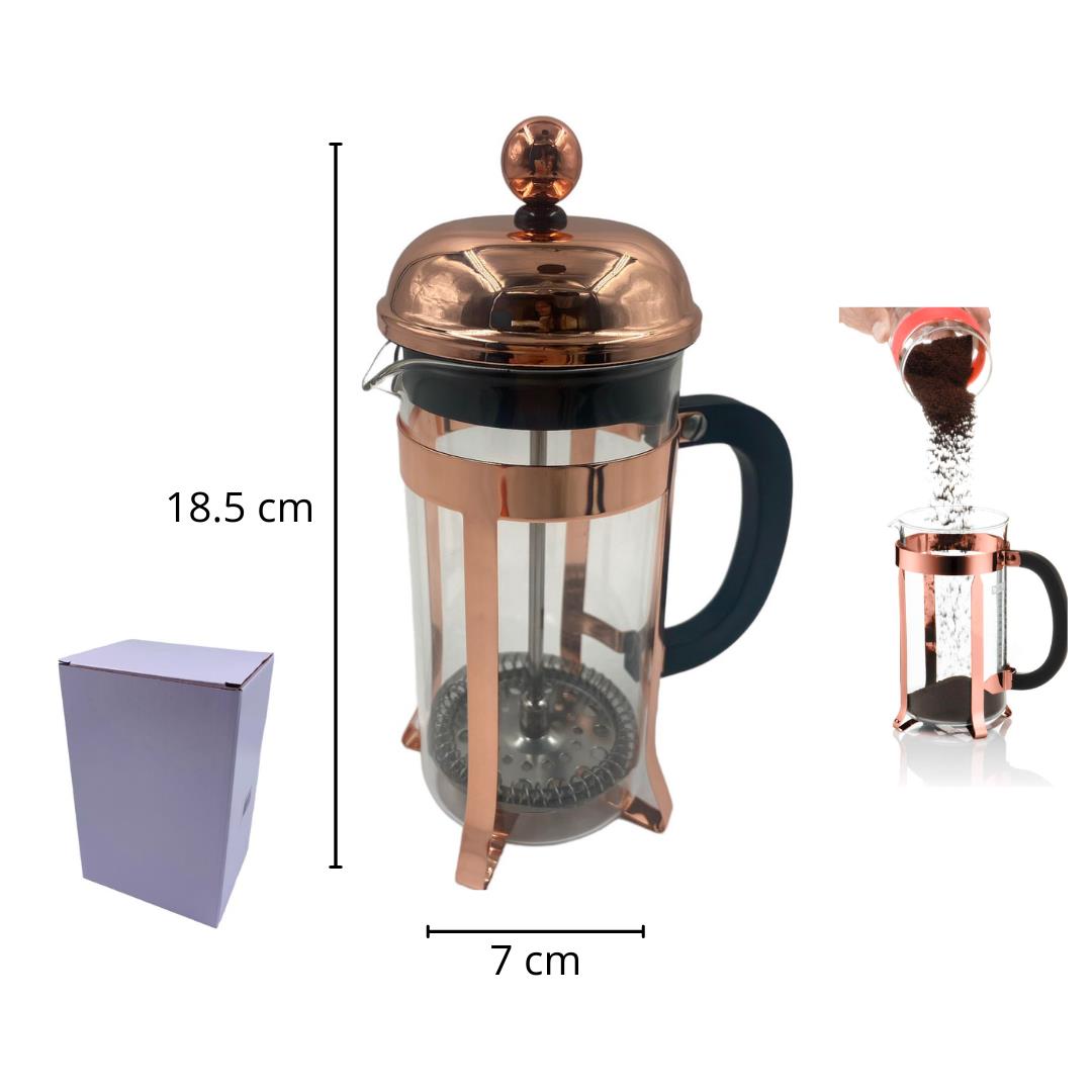 PRENSA DE CAFE ORO ROSA 350ML REF B500-350R IMP