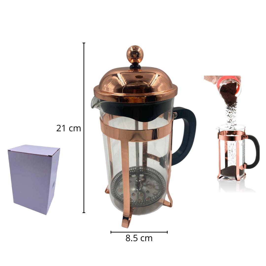 PRENSA DE CAFE ORO ROSA 600ML REF B500-600R IMP