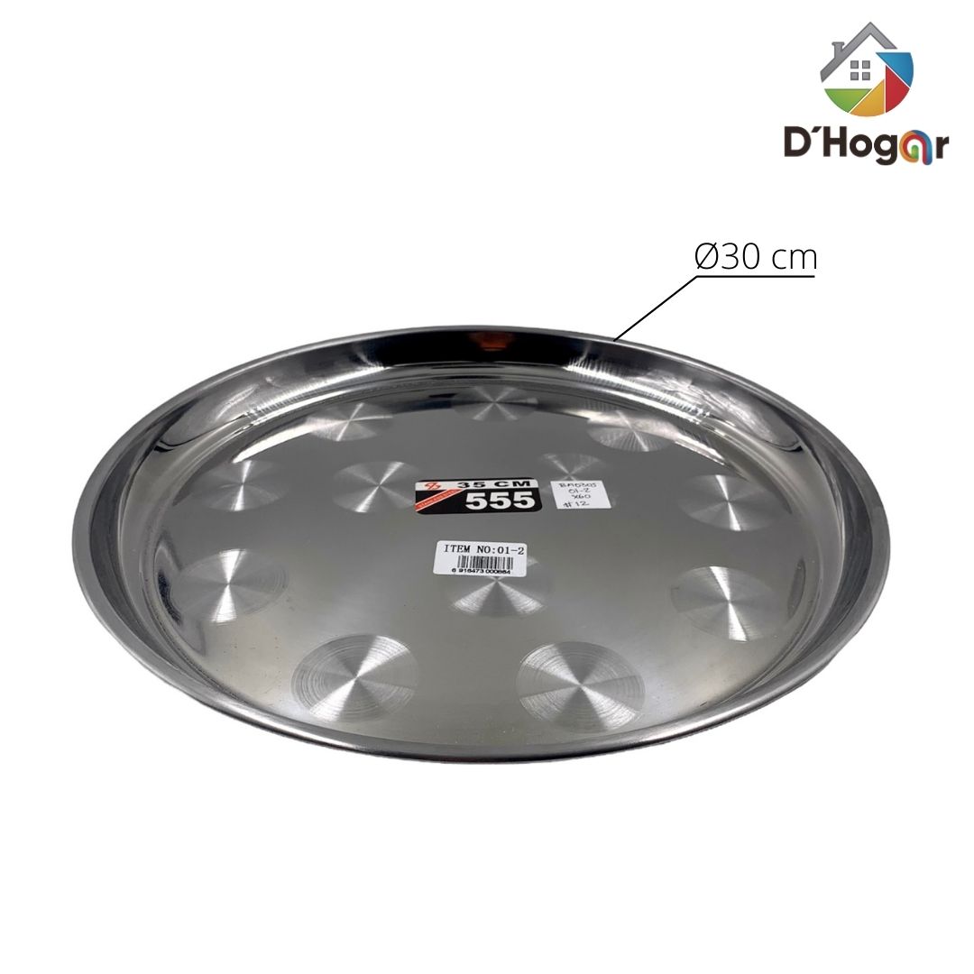 BANDEJA MET RDA 555 30CM REF 01-1 IMP