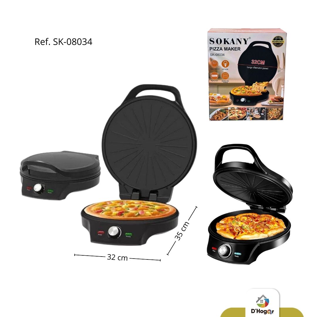 MAQUINA PARA PIZZA ELECTRICA 110V  , SOKANY REF SK-08034