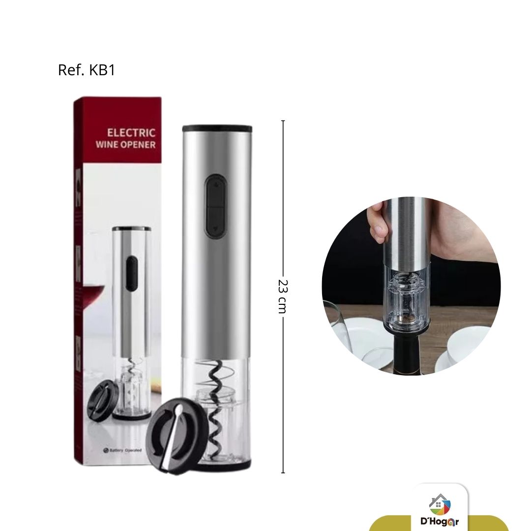SACA CORCHO ELECTRICO , ACERO INOXIDABLE  REF KB1