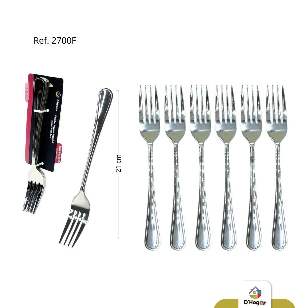 TENEDOR  CARTON  X6  UND REF 2700F