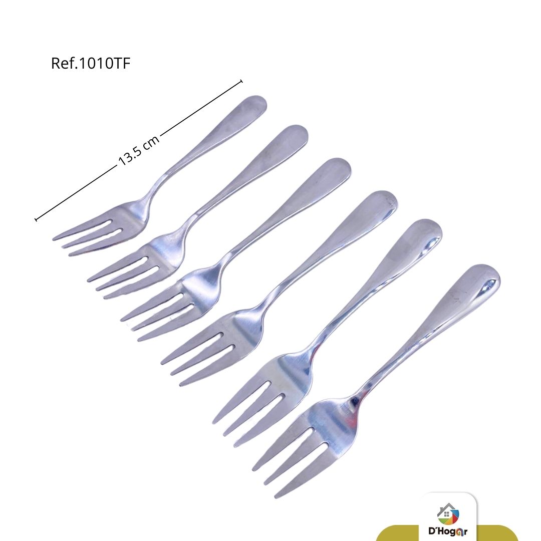 TENEDOR TORTERO PLATIADO REF 1010TF